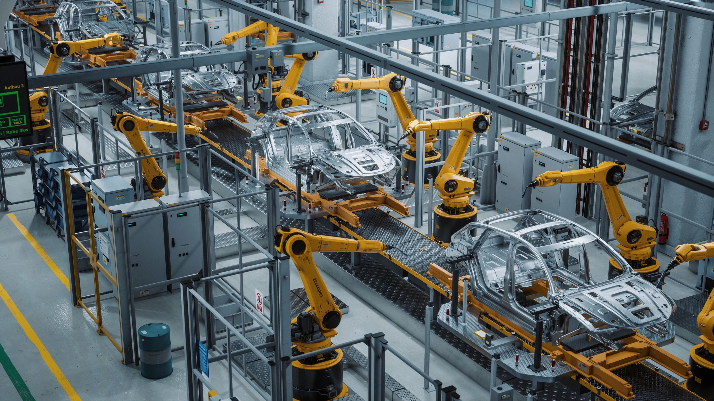 Industrial robotics supporting automated production and inspection